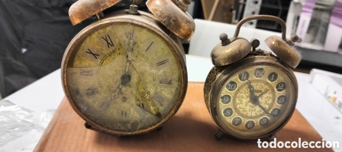 Antig&uuml;edades: Lote reloj mesa - Foto 3