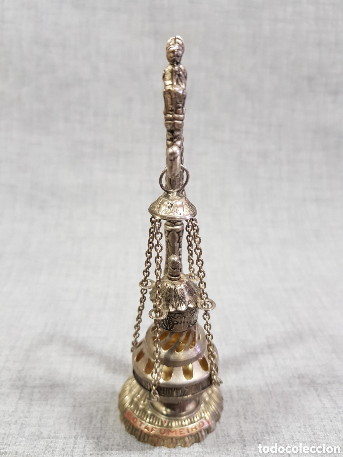 Antig&uuml;edades: BOTAFUMEIRO. ALTURA TOTAL 17 CMS - Foto 3