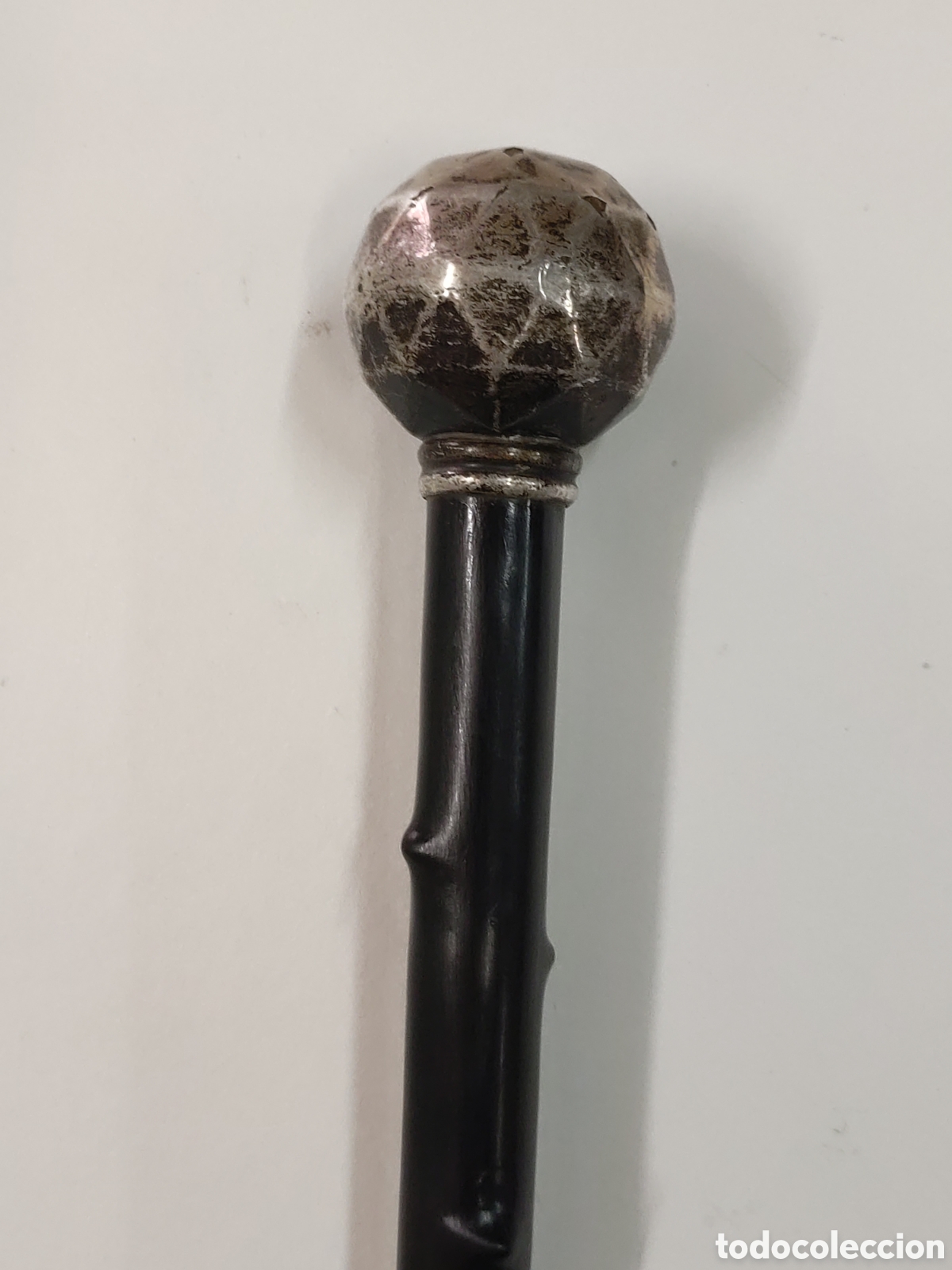 Antig&uuml;edades: Bast&oacute;n plata ebano - Foto 1