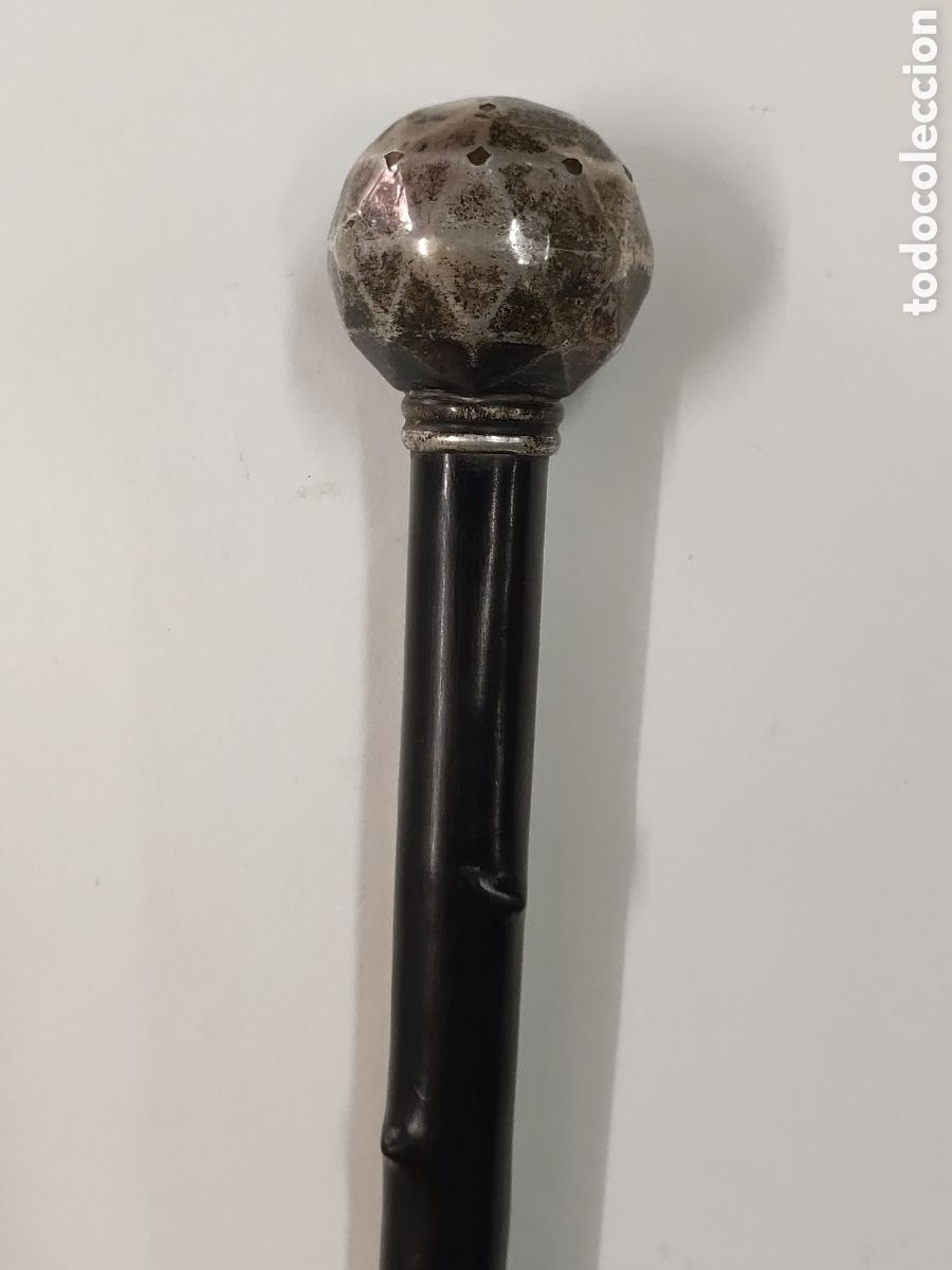 Antig&uuml;edades: Bast&oacute;n plata ebano - Foto 3