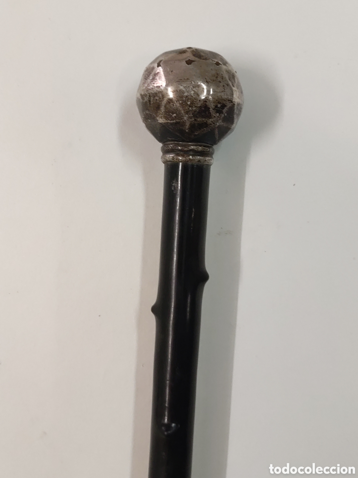 Antig&uuml;edades: Bast&oacute;n plata ebano - Foto 4