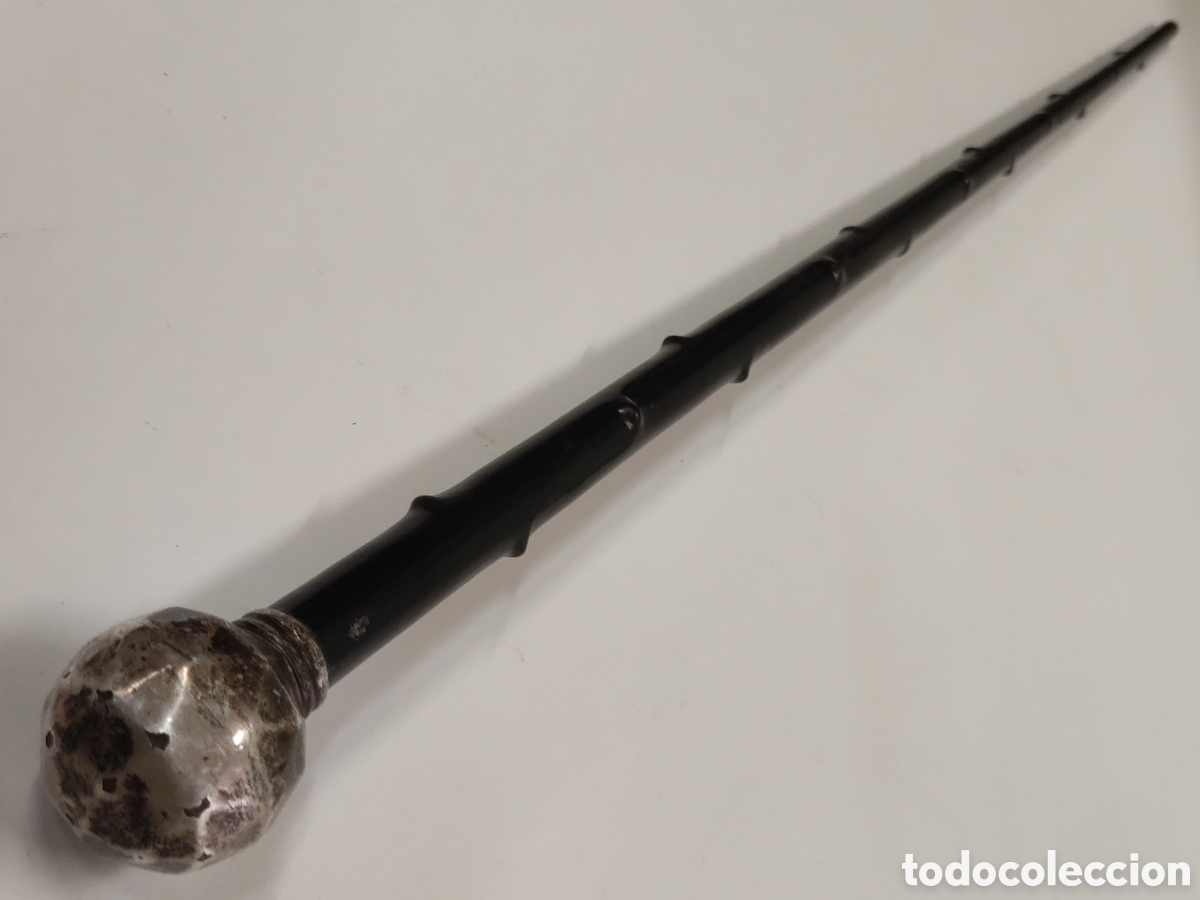 Antig&uuml;edades: Bast&oacute;n plata ebano - Foto 6