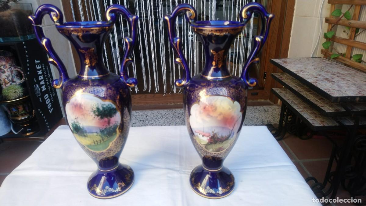 Antig&uuml;edades: jarrones alcoba&ccedil;a ceramica - Foto 2