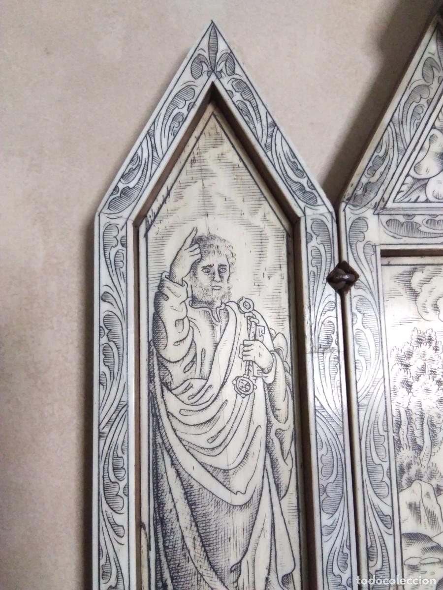 Antig&uuml;edades: Triptico San Jorge matando al drag&oacute;n - Foto 6