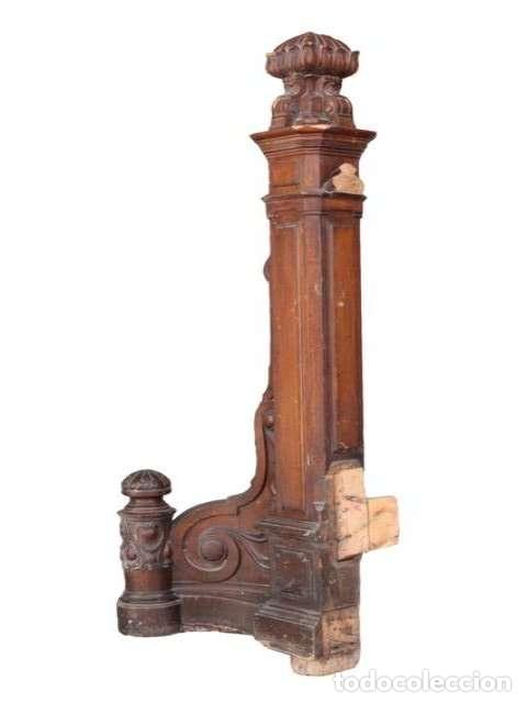 Antig&uuml;edades: Escalier en ch&ecirc;ne double rampe balustre 1900 - Foto 4
