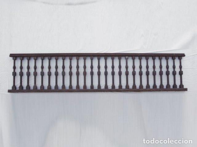 Antig&uuml;edades: Escalier en ch&ecirc;ne double rampe balustre 1900 - Foto 6