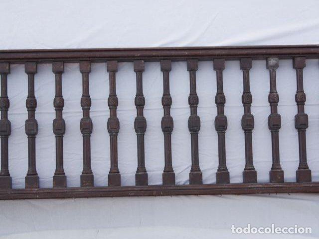 Antig&uuml;edades: Escalier en ch&ecirc;ne double rampe balustre 1900 - Foto 7