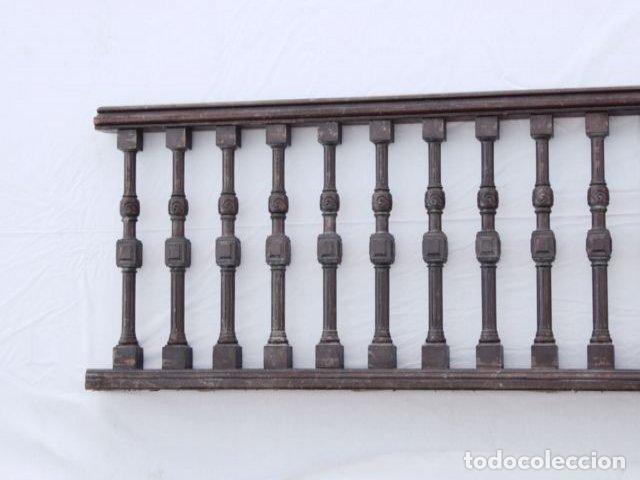 Antig&uuml;edades: Escalier en ch&ecirc;ne double rampe balustre 1900 - Foto 8