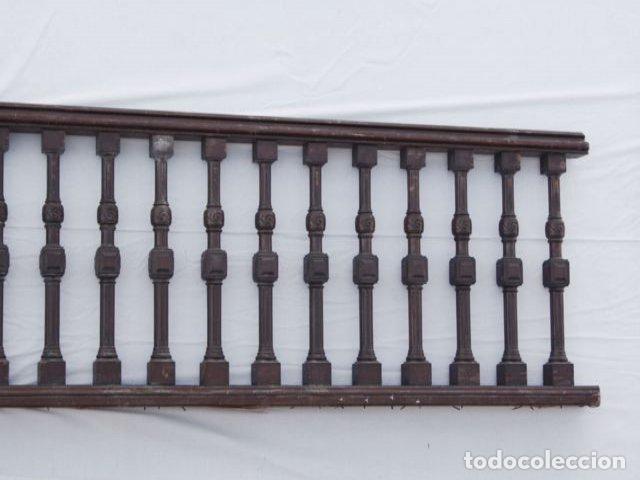 Antig&uuml;edades: Escalier en ch&ecirc;ne double rampe balustre 1900 - Foto 9