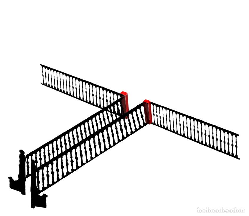 Antig&uuml;edades: Escalier en ch&ecirc;ne double rampe balustre 1900 - Foto 10