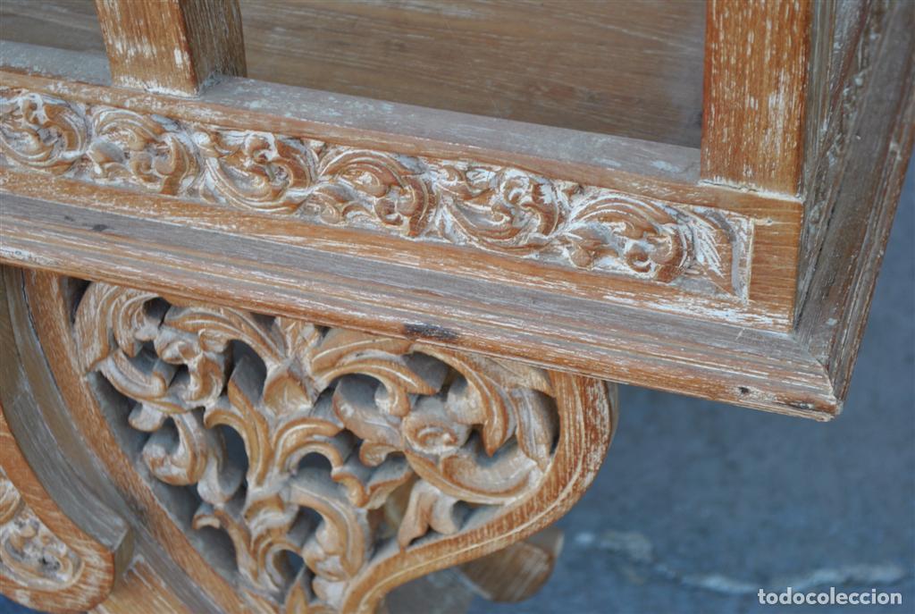 Antig&uuml;edades: Fauteuil de dignitaire chinois en ch&ecirc;ne patin&eacute; - Foto 7
