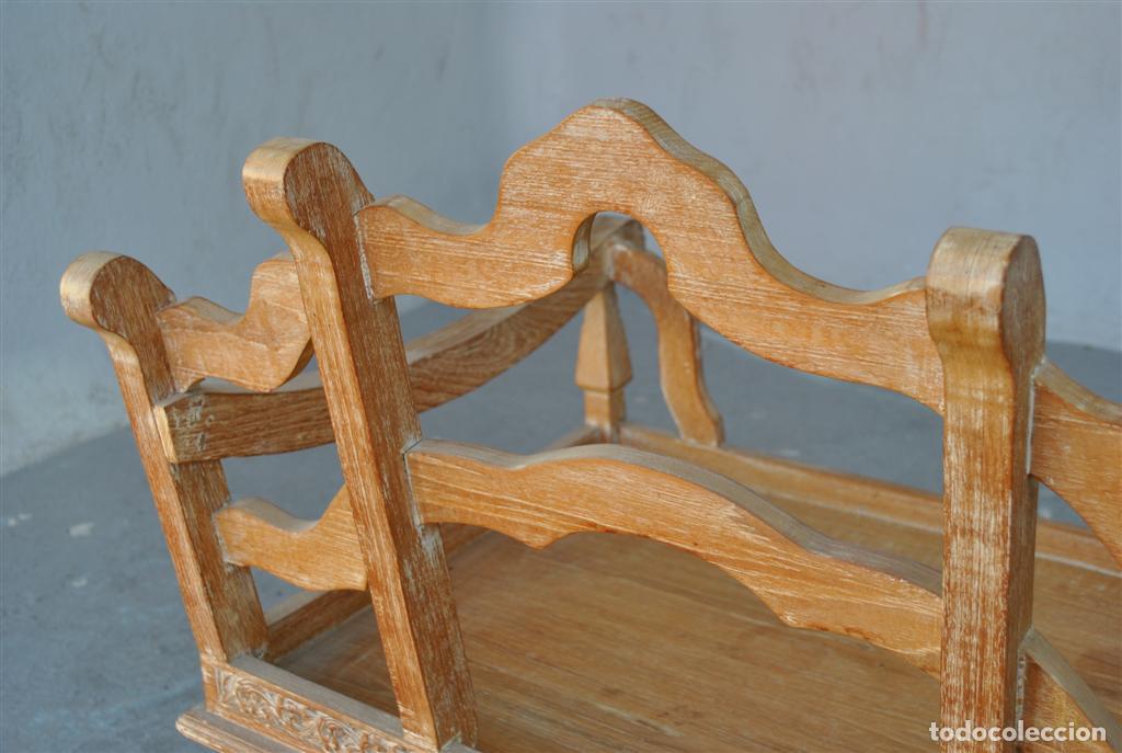 Antig&uuml;edades: Fauteuil de dignitaire chinois en ch&ecirc;ne patin&eacute; - Foto 8