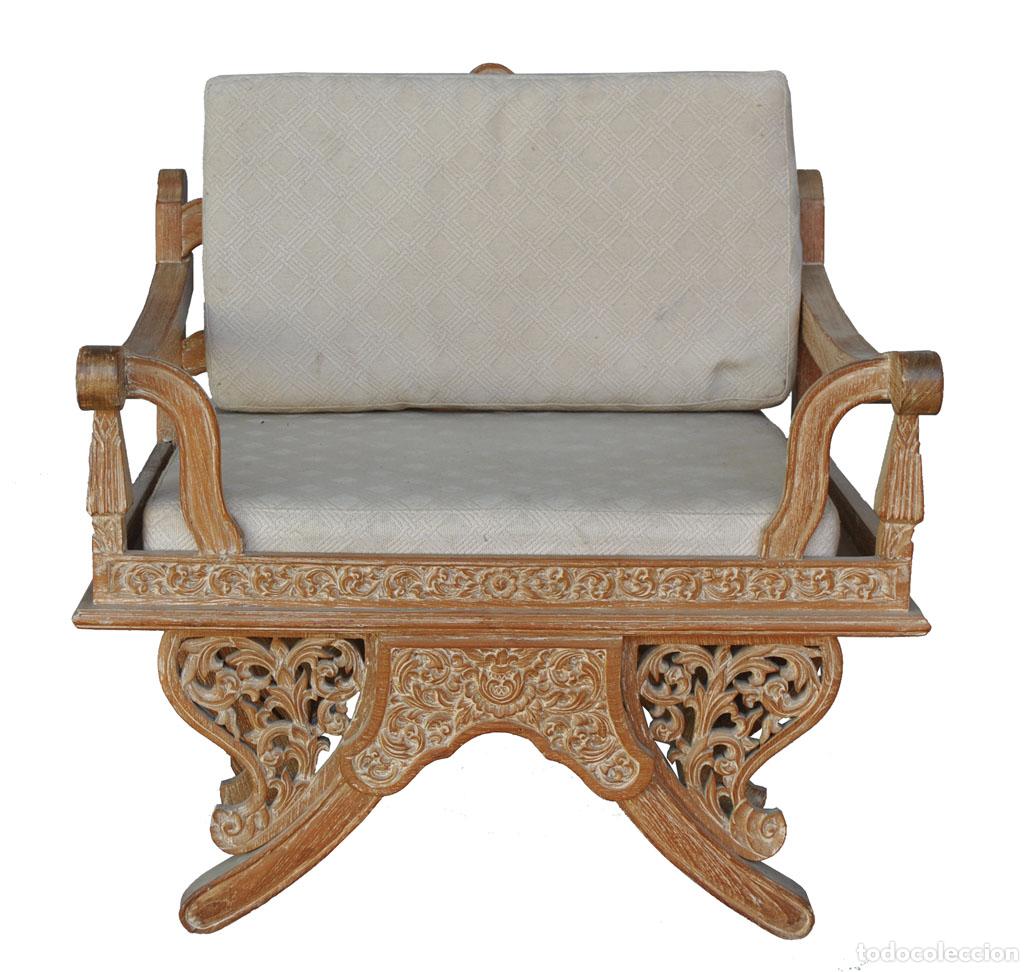Antig&uuml;edades: Fauteuil de dignitaire chinois en ch&ecirc;ne patin&eacute; - Foto 1