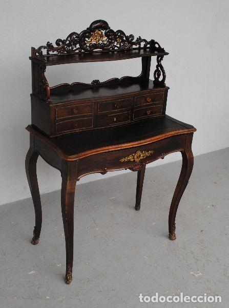 Antig&uuml;edades: Bureau gradin palissandre Napol&eacute;on III - Foto 2