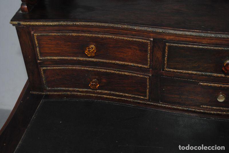 Antig&uuml;edades: Bureau gradin palissandre Napol&eacute;on III - Foto 7