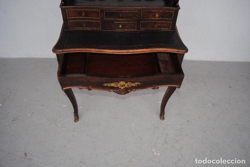 Antig&uuml;edades: Bureau gradin palissandre Napol&eacute;on III - Foto 10