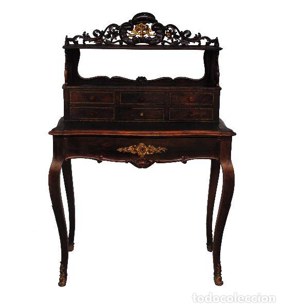 Antig&uuml;edades: Bureau gradin palissandre Napol&eacute;on III - Foto 1