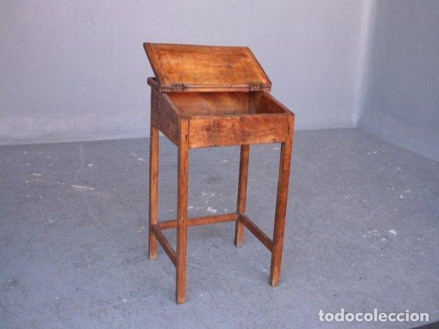 Antig&uuml;edades: Bureau d&eacute;colier en ch&ecirc;ne &eacute;poque 1900 - Foto 5