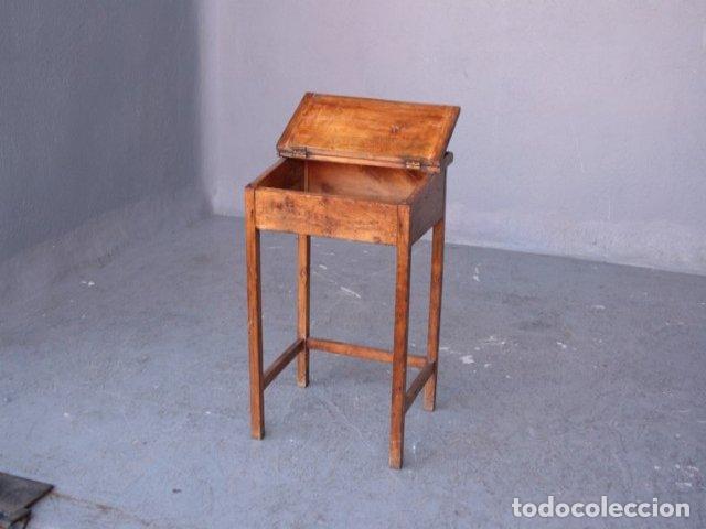 Antig&uuml;edades: Bureau d&eacute;colier en ch&ecirc;ne &eacute;poque 1900 - Foto 6