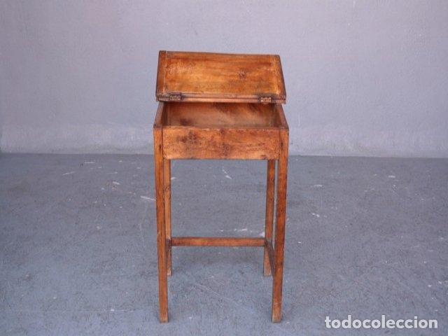 Antig&uuml;edades: Bureau d&eacute;colier en ch&ecirc;ne &eacute;poque 1900 - Foto 7
