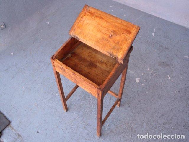 Antig&uuml;edades: Bureau d&eacute;colier en ch&ecirc;ne &eacute;poque 1900 - Foto 8