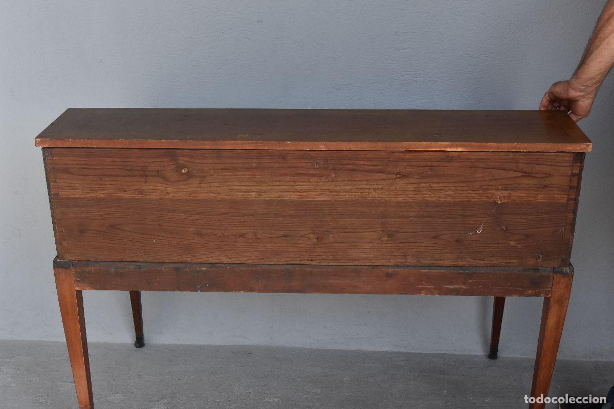 Antig&uuml;edades: Bureau anglais en acajou XIX&egrave;me - Foto 3