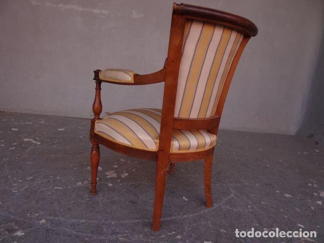 Antig&uuml;edades: Fauteuils style Directoire en h&ecirc;tre (paire) - Foto 9