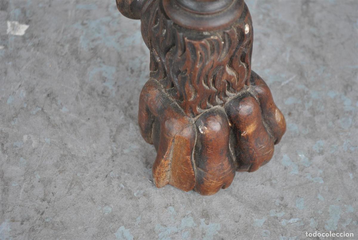 Antig&uuml;edades: Fauteuils en noyer de style Renaissance (paire) - Foto 6