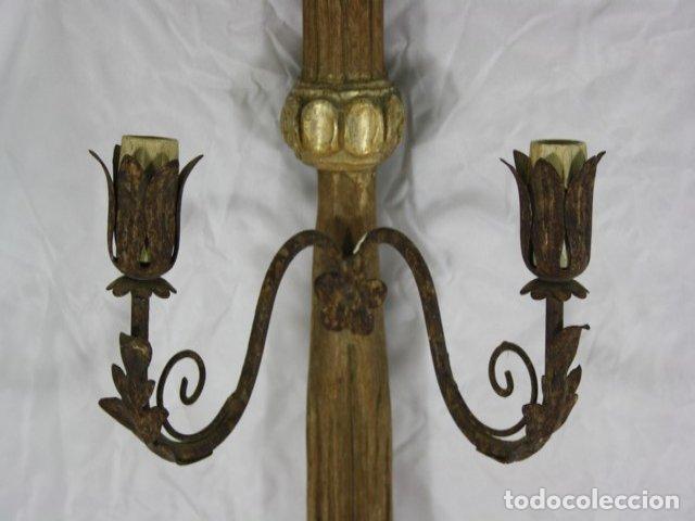 Antig&uuml;edades: Applique bois dor&eacute; style Louis XVI - Foto 7
