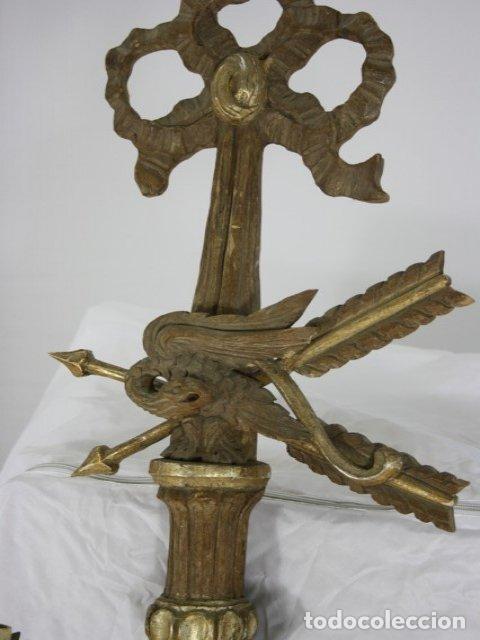 Antig&uuml;edades: Applique bois dor&eacute; style Louis XVI - Foto 10