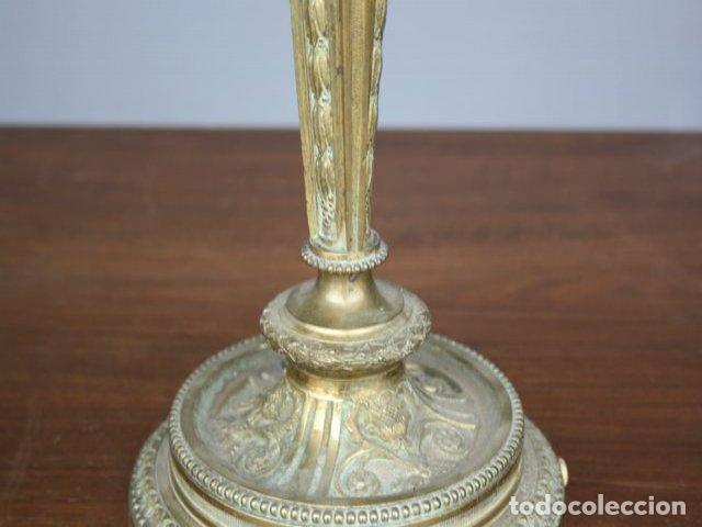 Antig&uuml;edades: Lampe de chevet en bronze vers 1880 - Foto 9