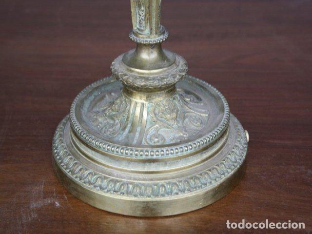 Antig&uuml;edades: Lampe de chevet en bronze vers 1880 - Foto 10
