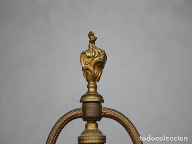 Antig&uuml;edades: Lampe de chevet bronze vers 1880 - Foto 5