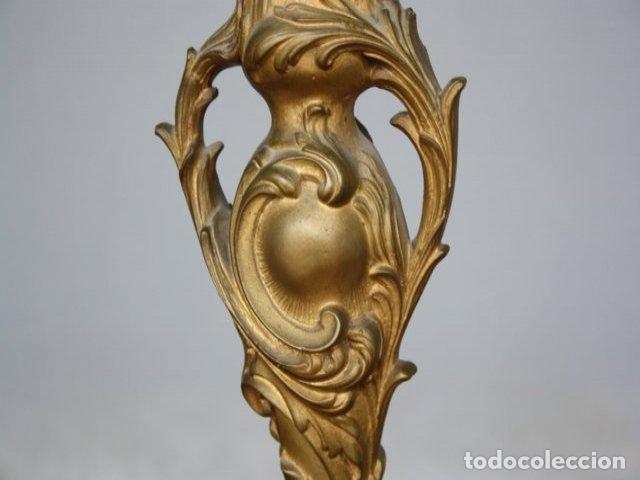 Antig&uuml;edades: Lampe de chevet bronze vers 1880 - Foto 7