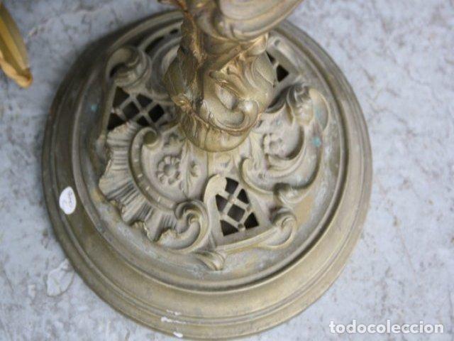 Antig&uuml;edades: Lampe de chevet bronze vers 1880 - Foto 10
