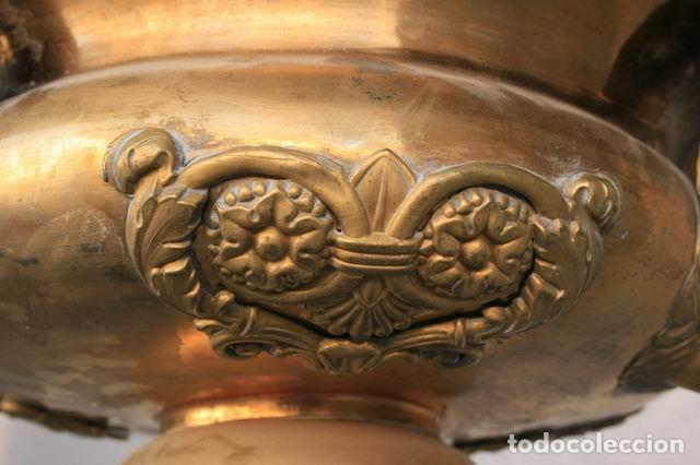 Antig&uuml;edades: Lustre suspension en bronze aux anges - Foto 7