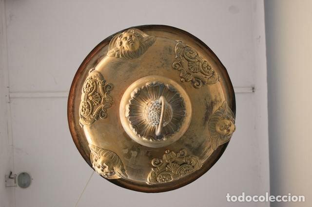 Antig&uuml;edades: Lustre suspension en bronze aux anges - Foto 9