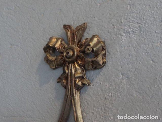 Antig&uuml;edades: Applique murale bronze 1950 style rocaille - Foto 2