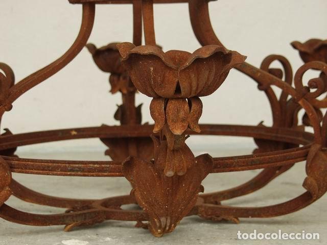 Antig&uuml;edades: Lustre en fer forg&eacute; 1 - Foto 3