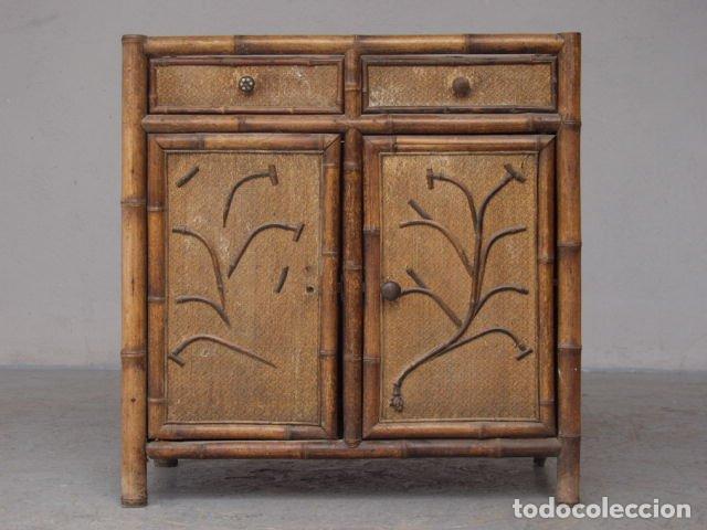 Antig&uuml;edades: Buffet style bambou &agrave; restaurer - Foto 2