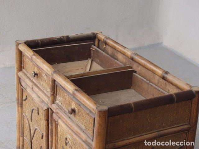 Antig&uuml;edades: Buffet style bambou &agrave; restaurer - Foto 6