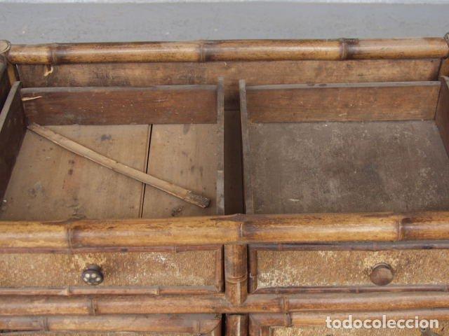 Antig&uuml;edades: Buffet style bambou &agrave; restaurer - Foto 7