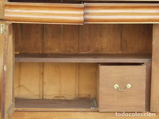 Antig&uuml;edades: Buffet anglais en acajou blond 1900 - Foto 3