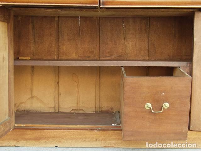 Antig&uuml;edades: Buffet anglais en acajou blond 1900 - Foto 4