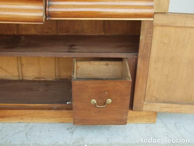 Antig&uuml;edades: Buffet anglais en acajou blond 1900 - Foto 5