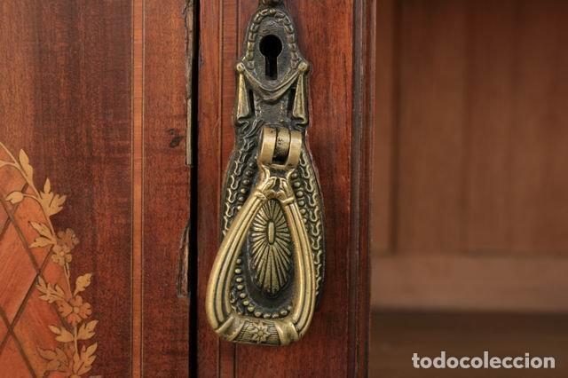 Antig&uuml;edades: Armoire marquet&eacute;e 1900 style Anglais - Foto 5