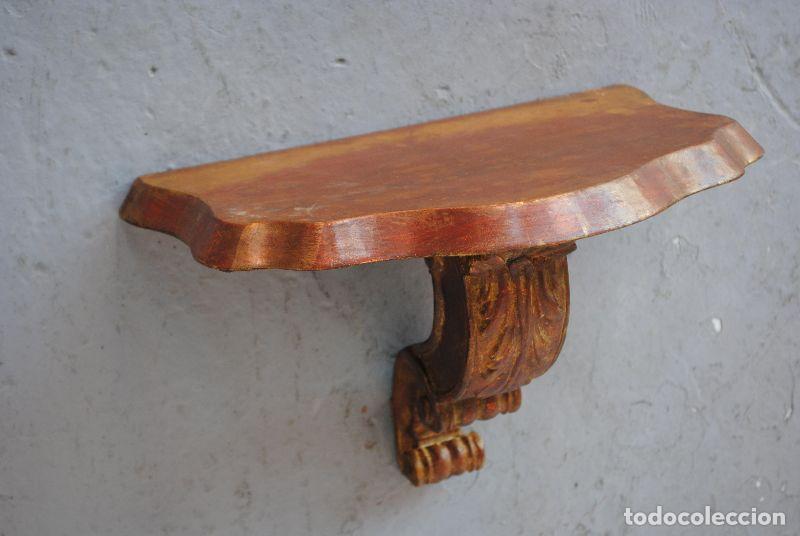 Antig&uuml;edades: Console applique dor&eacute;e style baroque - Foto 6