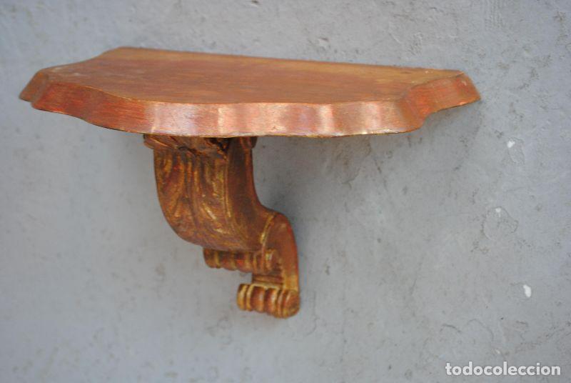 Antig&uuml;edades: Console applique dor&eacute;e style baroque - Foto 7