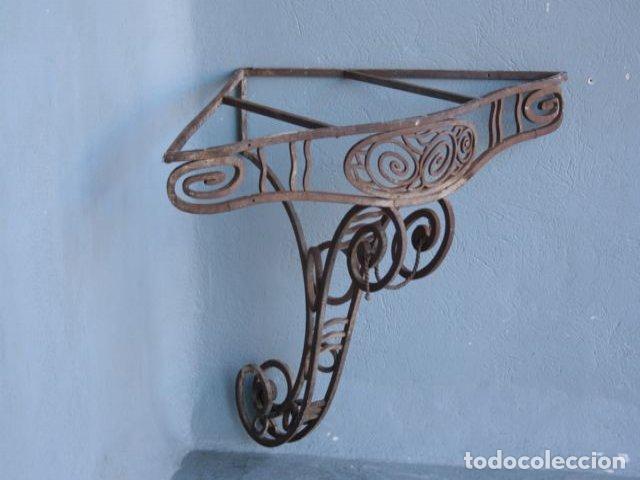 Antig&uuml;edades: Console fer forg&eacute; Art d&eacute;co 1930 - Foto 3