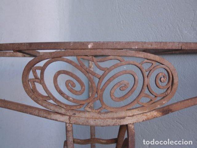 Antig&uuml;edades: Console fer forg&eacute; Art d&eacute;co 1930 - Foto 5